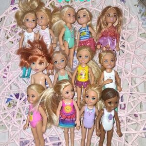 Mini Fashion Dolls Set - Assorted Colors